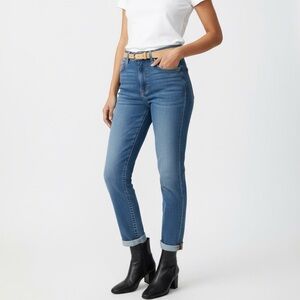 Warp + Weft Classic Denim Straight Leg Jeans